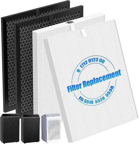5510 5520 5530 HEPA Filter Replacement Q for Winix PlasmaWave Air Purifier