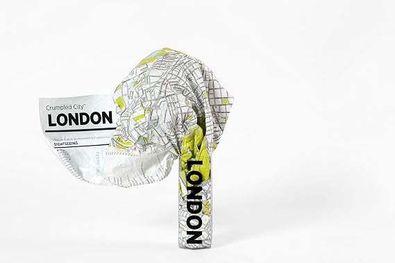 City Map London Palomar Decor Stylish Design Furniture Living Living Room Accessories Picture Map Poster Wall Art Outdoor Leisure Sheet Placemat Tablecloth Table Mat London London UK Crumpled City