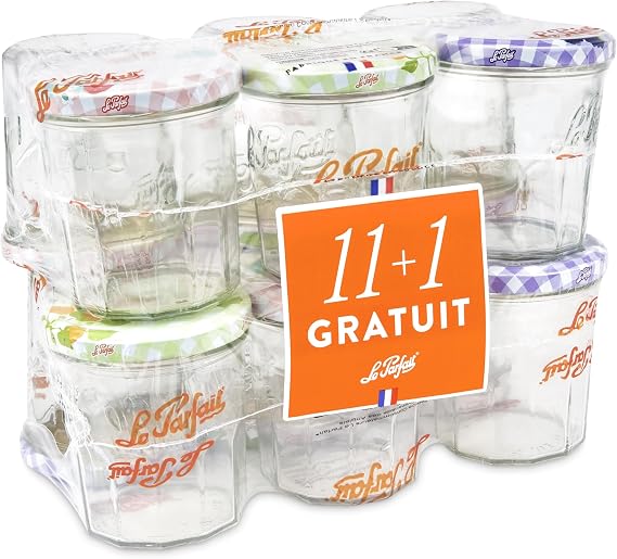 Le Parfait 6585009.0 Konfiturbehälter Glas transparent 255 x 155 x 191 cm 12 Stück