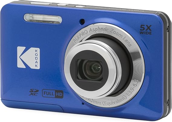 Kodak Friendly Zoom FZ55/5x Zoom Digital Camera-Blue