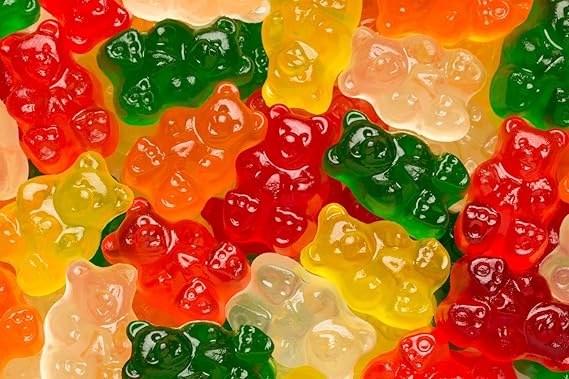 Sugar Free Assorted Fruit Gummy Bears - 5lb by Nuts N More