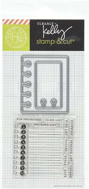 Hero Arts DC174 Kelly's to Do List Craft Supplies