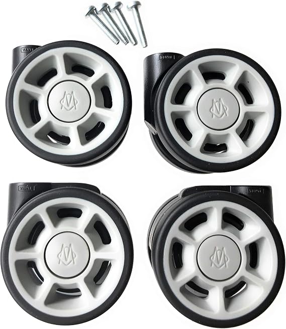 RIMOWA replacement wheels set (4 units) for carry-on of all series: Topas, Classic Flight, Original, Pilot, Salsa, Salsa Air