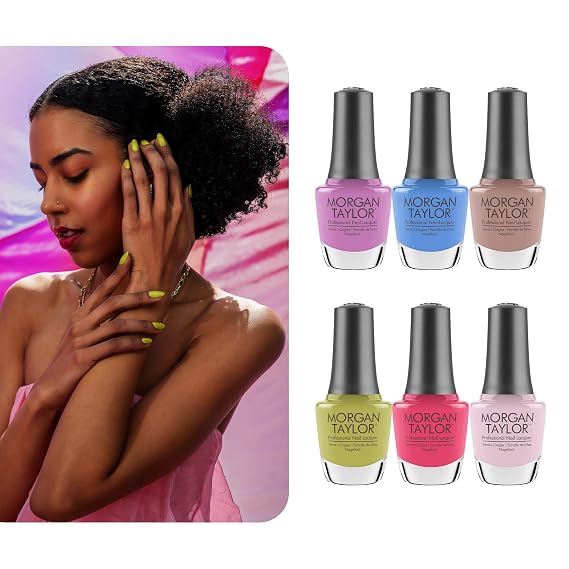 Morgan Taylor Up In The Air Collection Lacquer Nail Polish 6pcs Bundle Value Pack