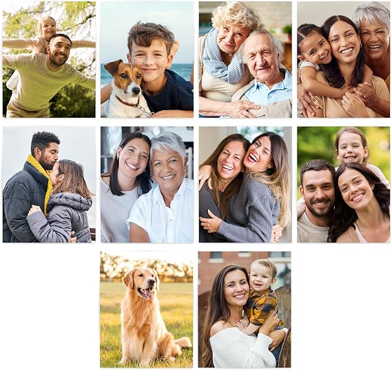 Standard Size Glossy Photo Prints (8x10 inches) - Photo Printing - Set of 10 prints - UNFRAMED (Set of 10)