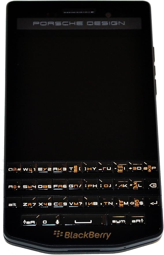 BlackBerry Porsche Design P'9983 RHB121LW 64GB with English QWERTY + CYRILLIC Keyboard (Carbon)