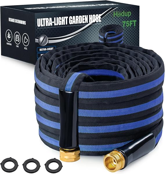 75 FT Garden Hose, Non-Expanding Water Hose