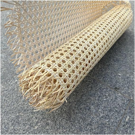 Tophacker Rattan Roll, Cane Webbing Rattan Sheets, Rattan Webbing for Caning, Cane Material Roll, Home Decoration, for Chair Cabinet Table Furniture (Size : 60cmx100cm(24inx40in))