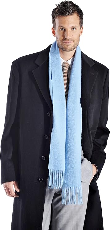 Cashmere Boutique 100% Cashmere Unisex Winter Scarf - 20 Colors, 12"x60"