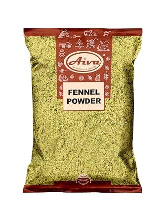 Aiva Fennel Ground Powder (Saunf Powder) 7 Ounce Bulk | All-Natural Spice | Vegan, Indian Origin