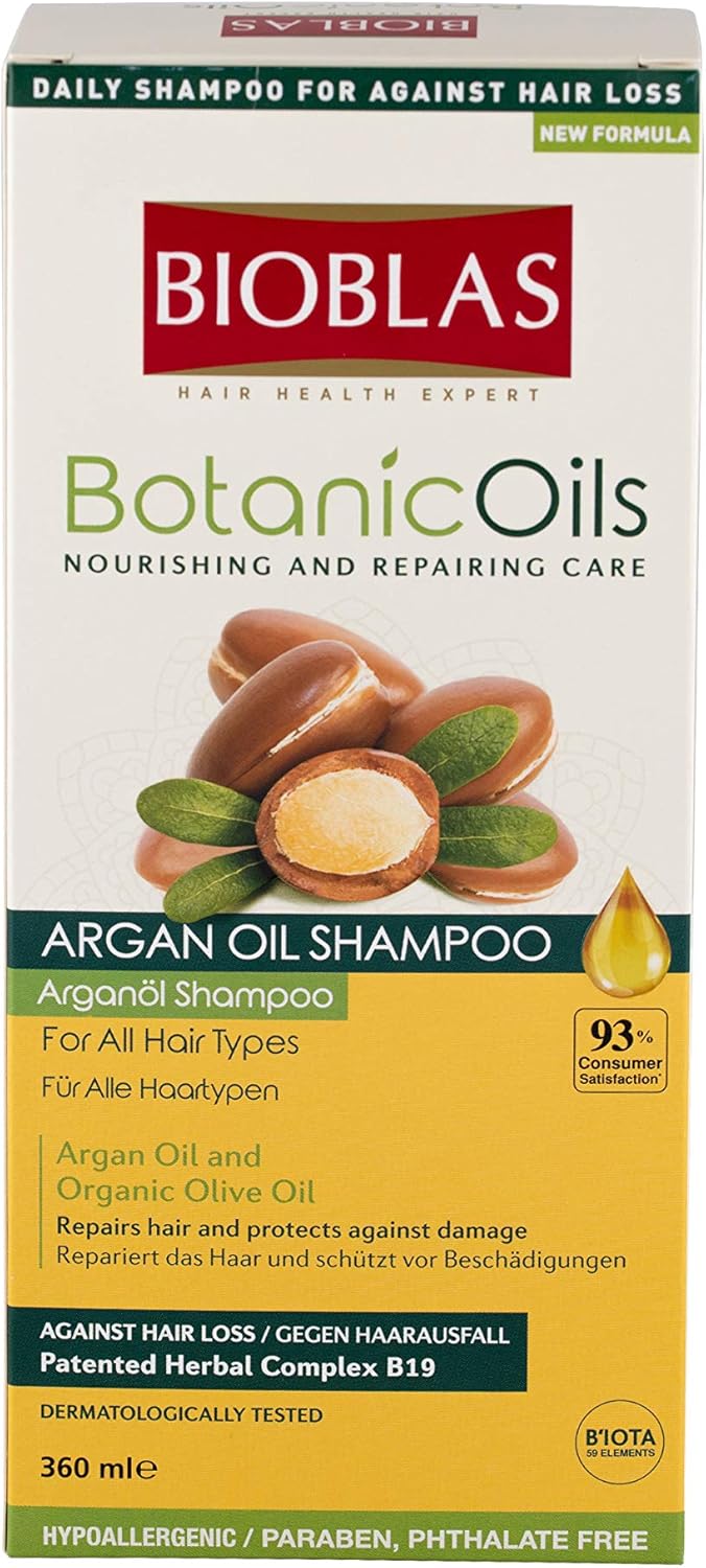 BIOBLAS Botanic Oils Argan Oil Shampoo Against Hair Loss 360 ml
