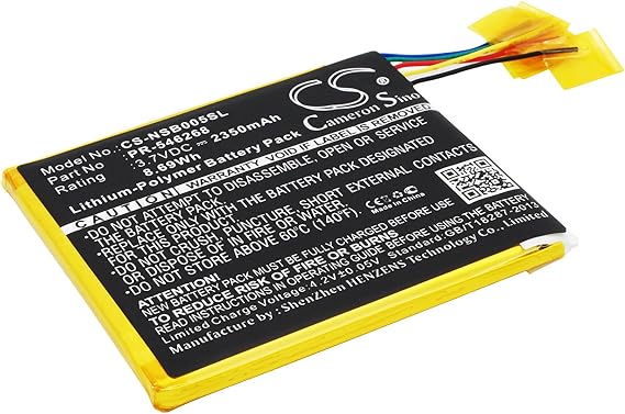 FITHOOD Battery Replacement for FUHU Nabi JR, NABIJR-NV5A, NV5A Part NO PR-546268