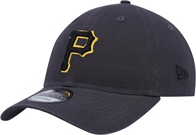 New Era MLB Core Classic 9TWENTY Graphite Charcoal Color Adjustable Hat Cap One Size Fits All