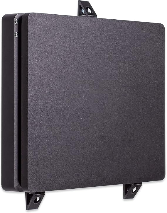 P3D-Lab Wall Mount for Playstation 4 PS4 Slim, Wall Bracket Black: A Perfectly Sized, Strong, Secure Home for Your Console
