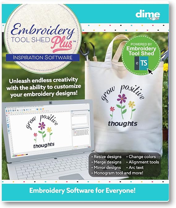Embroidery Tool Shed PLUS - Machine Embroidery Editing Software