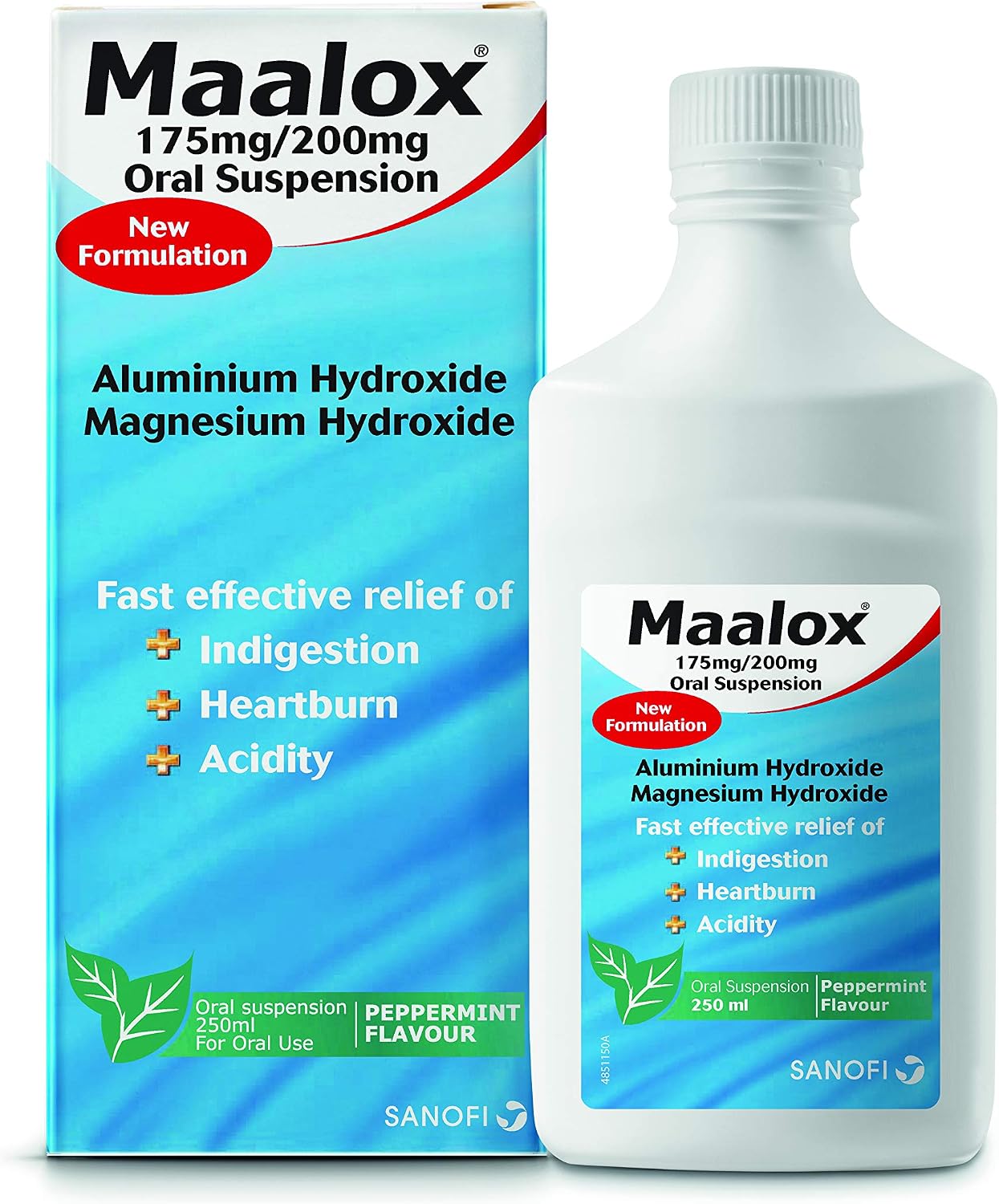 Oral Suspension, Drop, Peppermint Flavour, 250 ml