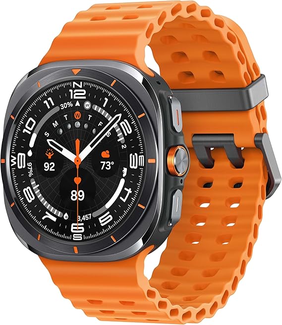 Samsung Galaxy Watch Ultra (2024) 47mm LTE AI Smartwatch w/Energy Score, Wellness Tips, Heart Rate Tracking, Sleep Monitor, Fitness Tracker, GPS, Titanium Gray [US Version, ]