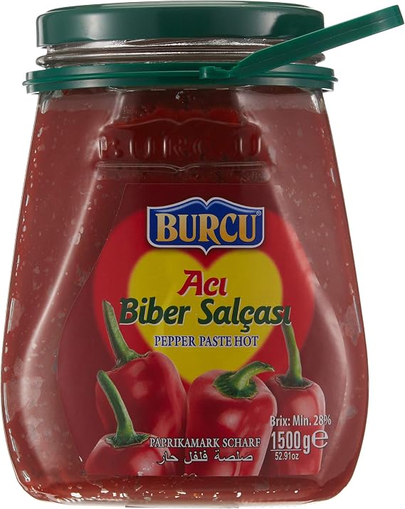 Burcu Gıda 1500 Gr Ev Tıpı Acı Bıber Salcası