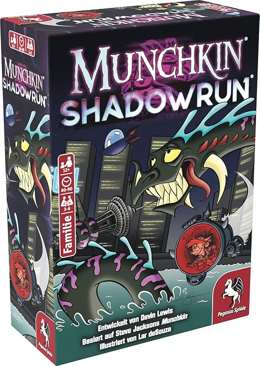 Pegasus Spiele Munchkin Shadowrun - Black