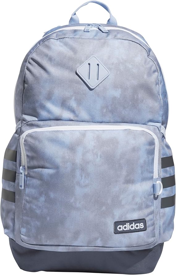 adidas Classic 3-Stripe Backpack durable backpack student athletic sport laptop book bag DISCONTINUED