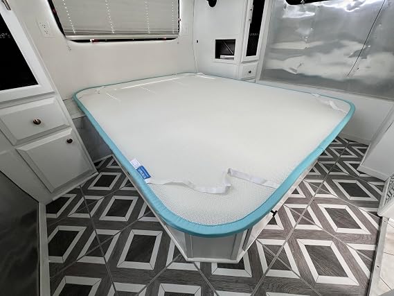 Airflow Pad - RV King Mattress Underlay - Prevents Moisture Buildup - Ideal RV & Travel Accessory for Mattresses - Mattress Protector for RVs, Boats, Campers - Generate Active Airflow