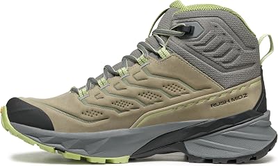 SCARPA Womens Rush 2 Pro Mid GTX Waterproof Gore-Tex Lightweight Hiking Boots