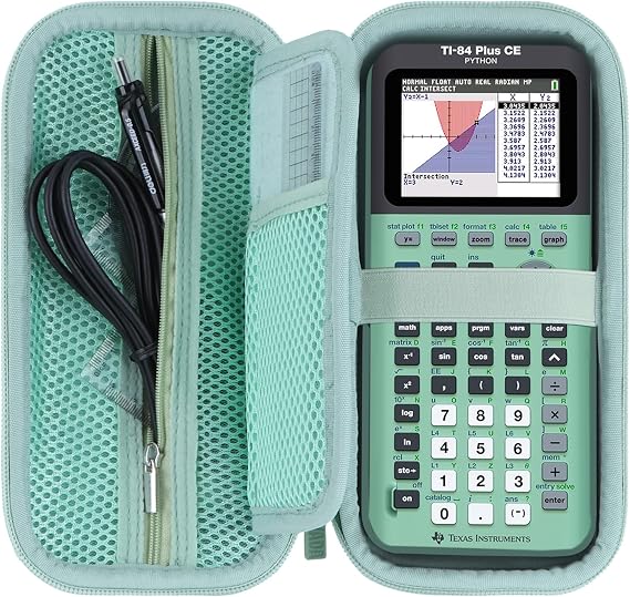 RIYADAone Case for Texas Instruments TI-84 Plus CE/TI-84 Plus Calculator | TI-84 Evo/TI-Nspire CX II CAS/TI-Nspire CX II/TI-83 Plus/TI-89 Titanium/TI-85/TI-86 Color Graphing Calculator