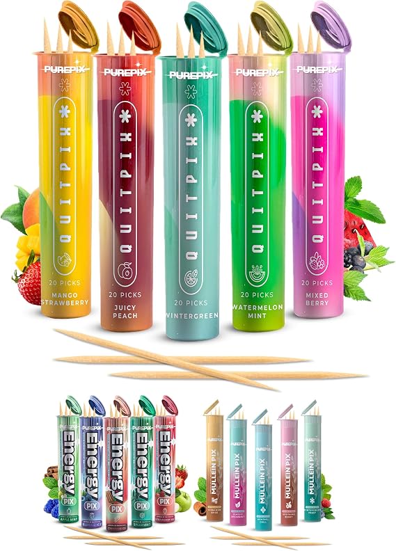PurePix Flavored Toothpick 5 Pack Bundle
