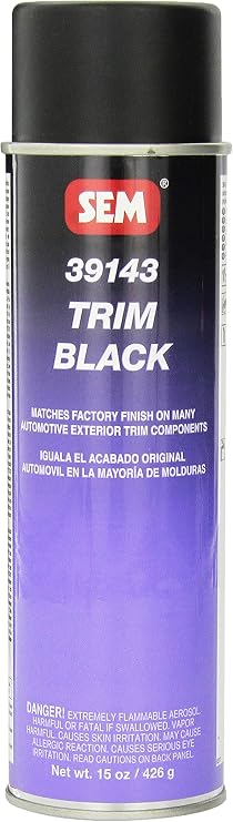 SEM 39143 Trim Black Aerosol - 15 oz.