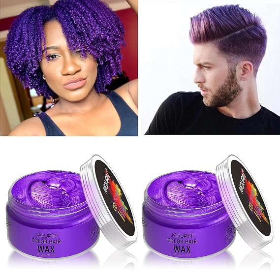 MQUPIN Temporary Hair Color Wax,Natural Hair Dye, Washable Hair Paint Wax For Party, DIY,Cosplay,Club,Masquerade, Halloween, Date