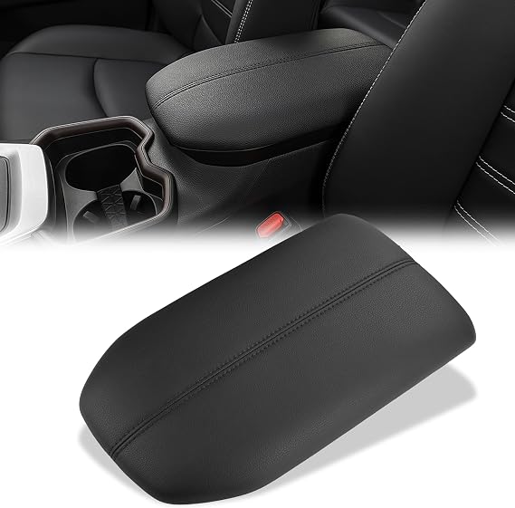Center Console Lid Armrest Lid Arm Rest Cover Compatible with Toyota Rav4 2019 2020 2021 2022 2023 2024 2025 Replace 58920-42010-C0
