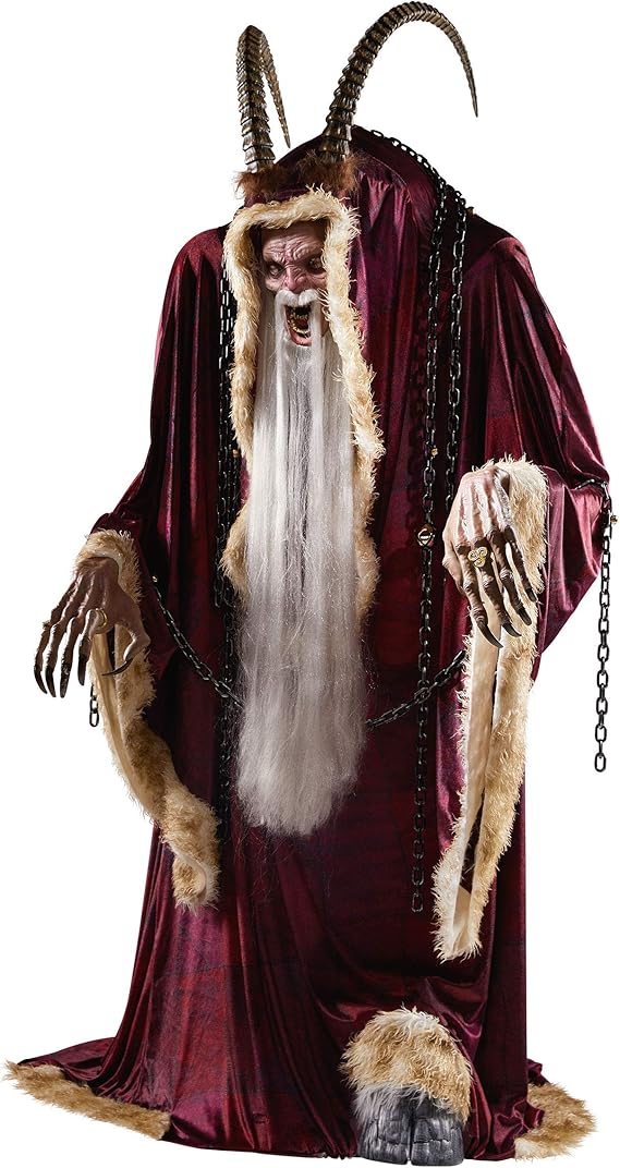 Spirit Halloween 7 Ft 3 In Krampus Animatronic, Multicolor