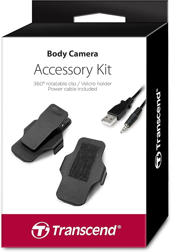 Transcend DPB Accessory Kit Holder/Cable for DPB for DrivePro Body 60/DrivePro Body 30/DrivePro Body 20/DrivePro Body 70- TS-DBK1