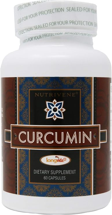 Curcumin, LongvidaTM by Nutrivene (500 mg, 60 Capsules)