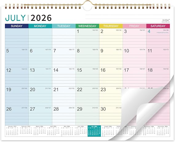 Calendar 2026-2027- Wall Calendar 2026-2027, 15" x 11.5"