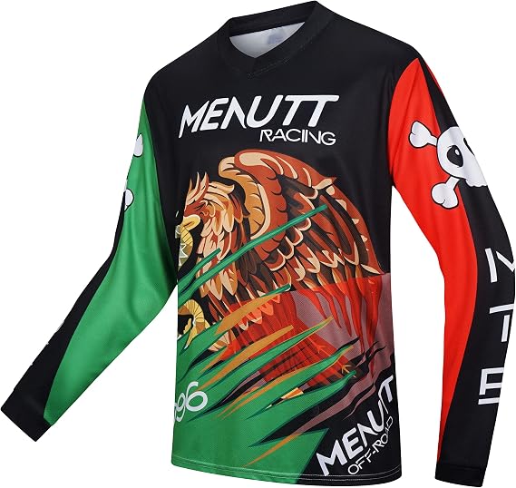 Racing Men's Long Sleeve Off-Road Mexico Jersey Mountain Bike MTB Jersey Downhill&Motocross Shirts