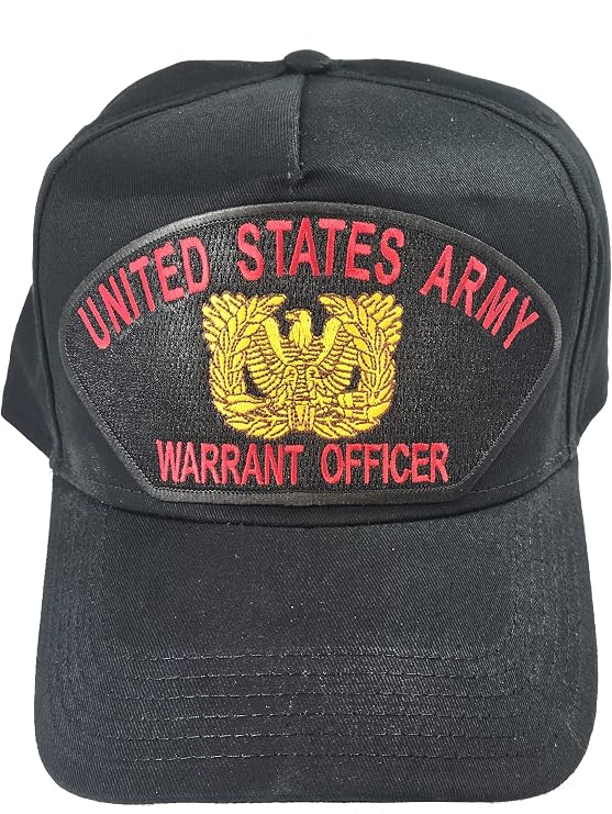 U.S. Army Warrant Officer W/Logo HAT - Black - Veteran Owned Business