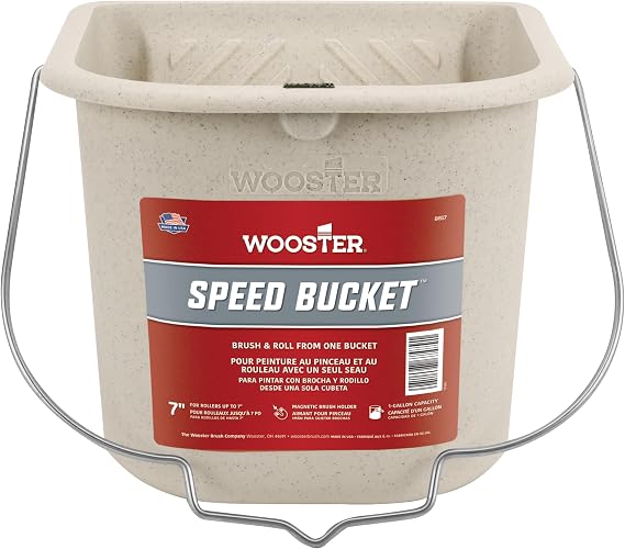 Wooster 912-0086170000 Brush 8617 Speed Bucket, 1/2 Gallon, No Size, White