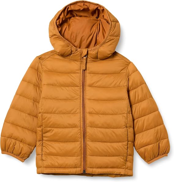 Amazon Essentials Boy's Lightweight Water-Resistant Packable Hooded Puffer Jacket