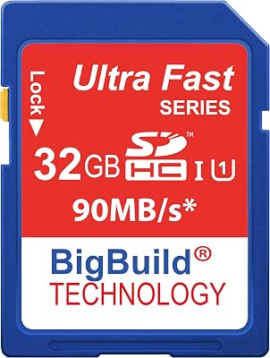 32GB Ultra Fast SDHC 90MBs Memory Card Compatible with Sony Cyber-Shot DSC HX60, HX80, HX90, H300, HX350, HX400V, H300BHX400VB, HX60BHX90B Camera