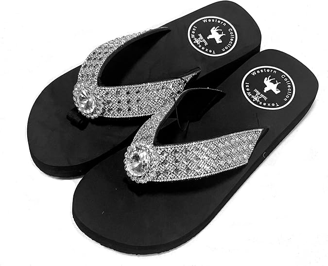 Isabella Premium Women's Diamond Blingbling Flip Flops 4 sizes