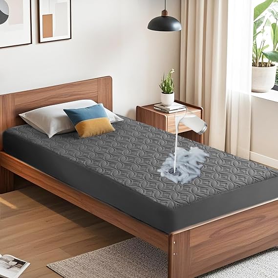 BEDLORE Waterproof Mattress Protector, Twin Size Mattress Pad