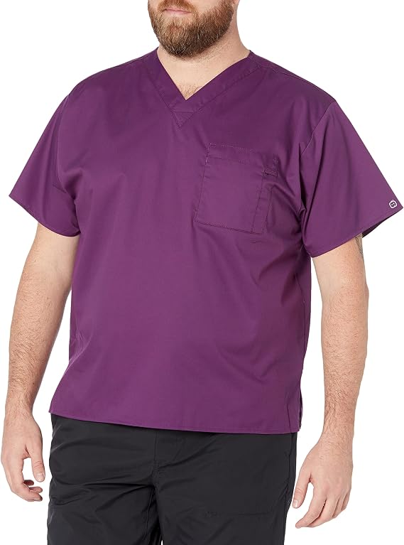 Wink WonderWORK Unisex V-Neck Scrub Top