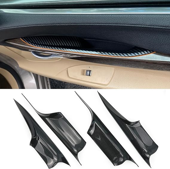 4PCS Door Handle Cover for BMW 7 Series F02 F04 Li Ld 2009-2015