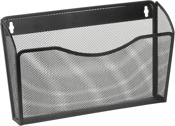 OfficeMax Brenton StudioTM Mesh Wall Letter File, Black