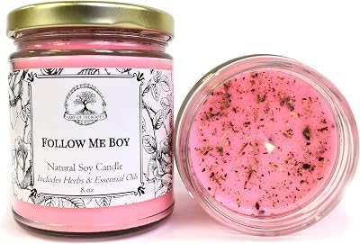 Follow Me Boy 9 oz Soy Spell Candle | Love, Attraction, Commitment & Fidelity Rituals | Hoodoo, Magick, Wiccan & Pagan Rituals