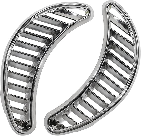 IAP Performance AC819750 Air Vent Trim Plate Pair (Chrome for VW Beetle)