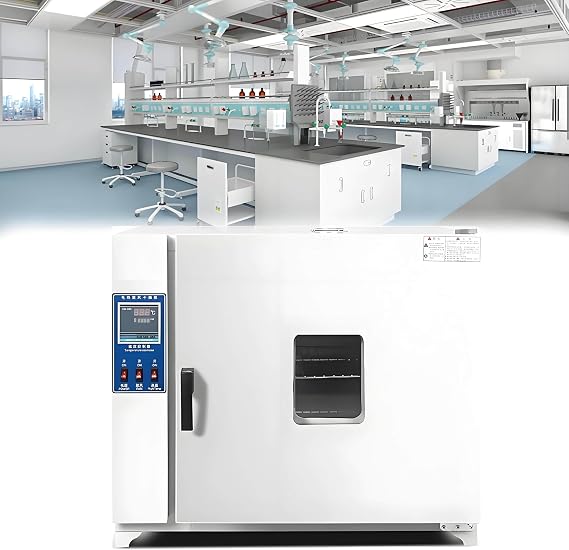 Vacuum Drying Oven, 16L/42L/70L Constant Temperature Blast Oven, Lab Forced Air Convection Drying Oven with Intelligent Digital Display Temperature Controller,GalvanizedLiner-16L