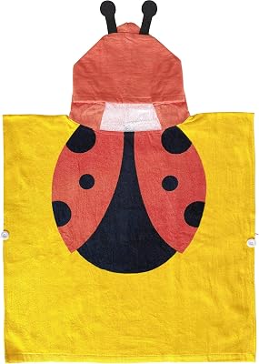 Toddler Beach Towel with Hood Animal Hooded Baby Towels for Girl Boy Ultra Soft Poncho for Kids Absorbent Baby Cover Up for Beach, Pool and Bath