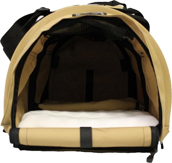 Sturdi Products StrudiBag Double Sided Divided Pet Carrier, Large, Earthy Tan